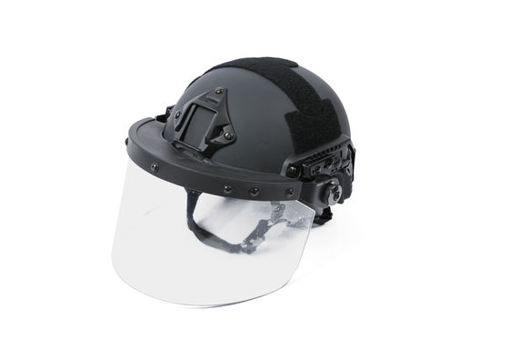 Clear Field of Vision Bulletproof Visor for Unobstructed Observation and Face Protection