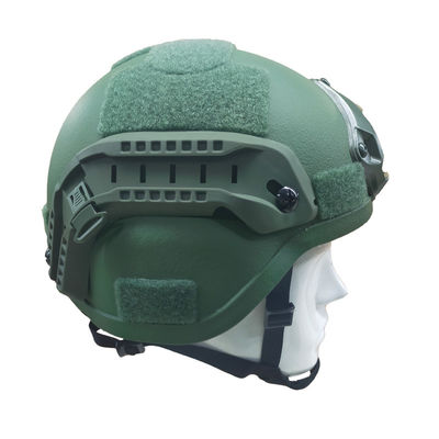 Lightweight And Comfortable Aramid / PE MICH Military Ballistic Helmet For Military And Police Agencies